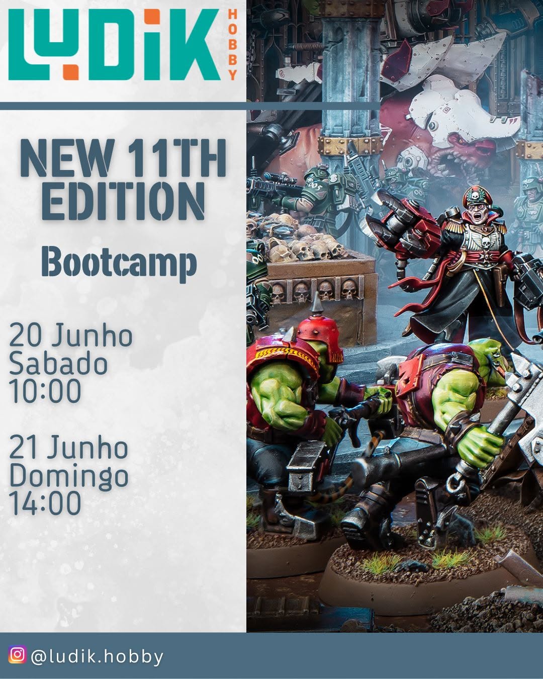 ⚔️ Fim de semana de lançamento da 11.ª edição na Ludik Hobby! ⚔️